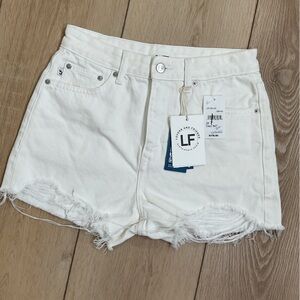 Lover + Friends JACK HIGH RISE CUT OFF SHORT, Color-Geneva, Size 26 NWT‎